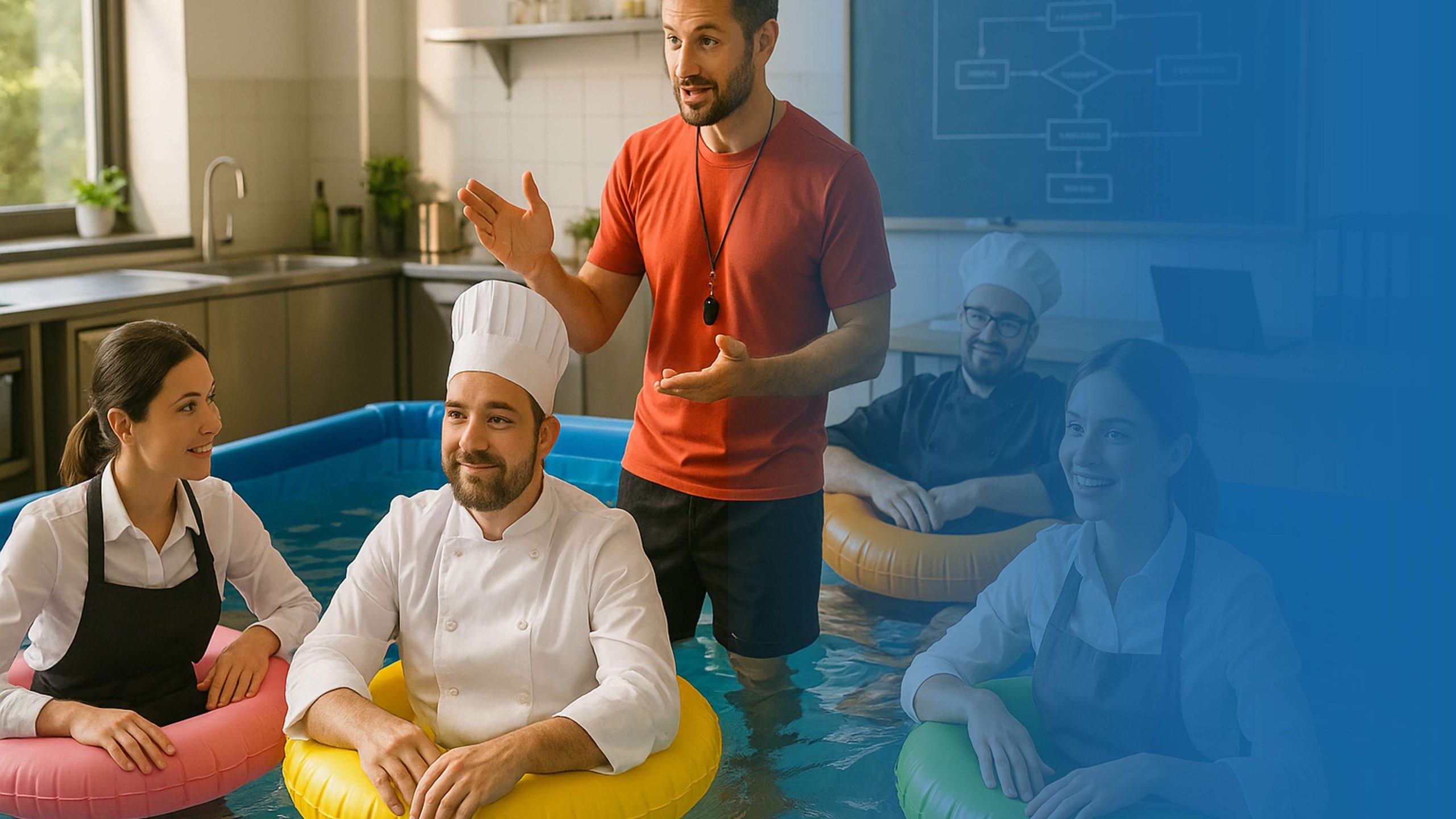 Der Prüfungsschwimmkurs - Verfahrensdokumentation, individuell erstellt: Gastrodina